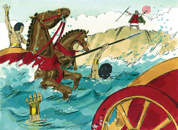 istock Moses Closes Red Sea on Egyptians 173738144
