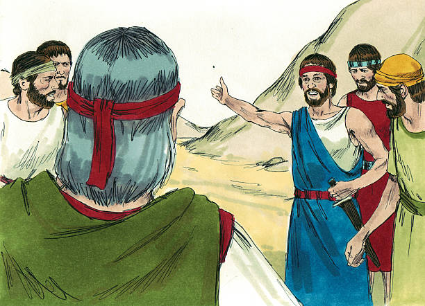 istock Moses Listens to Israelites Complaints 173738166
