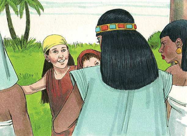 istock Moses, Pharaoh's Daughter, and Miriam 173738279