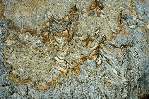 Pegmatite mineral close up