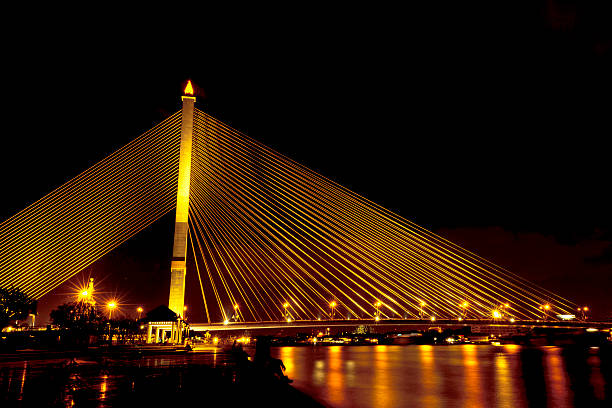 istock Rama VIII Bridge at night 173739890