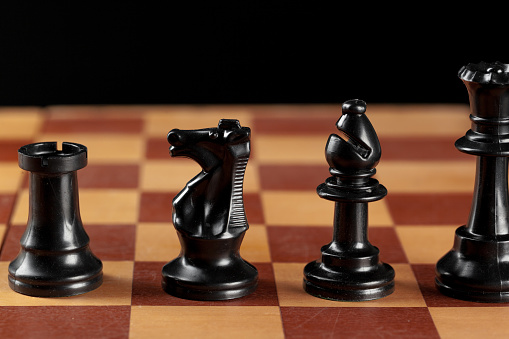 chess on board business concept