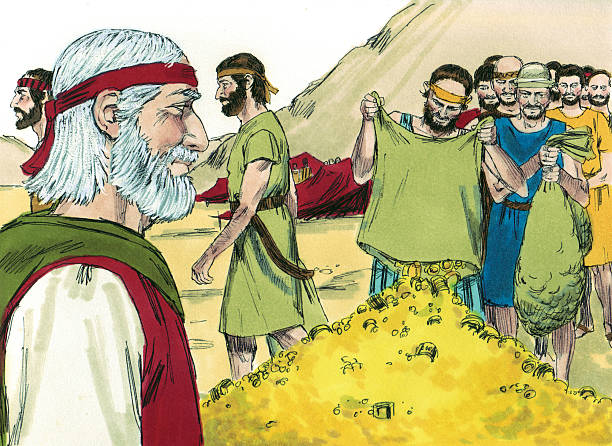istock Moses--Israelites Gather Gold 173745428