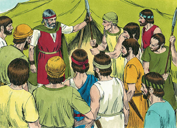 istock Moses Surrounded by Israelite Men 173746079