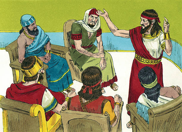 istock Moses, Reuel, and Midian Leaders 173746174