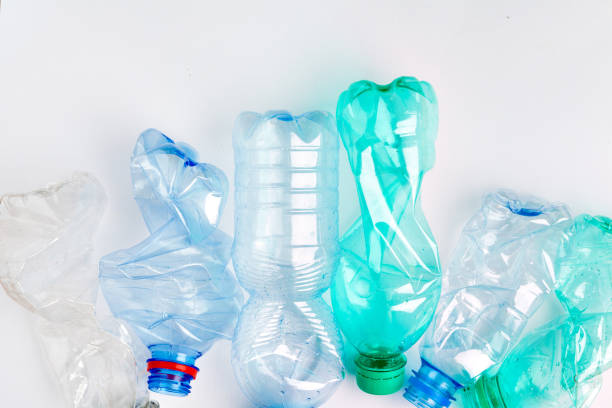 istock Empty colorful plastic bottles are recyclable waste 1737470578