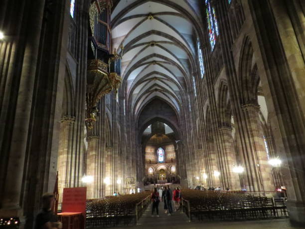 istock İnterior of Strasbourg Notre Dame cathedral 1737476291