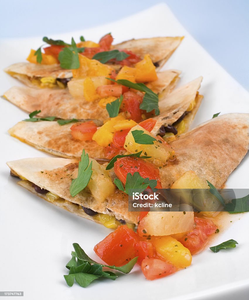 Quesadillas vegetariana - Foto de stock de Abacaxi royalty-free