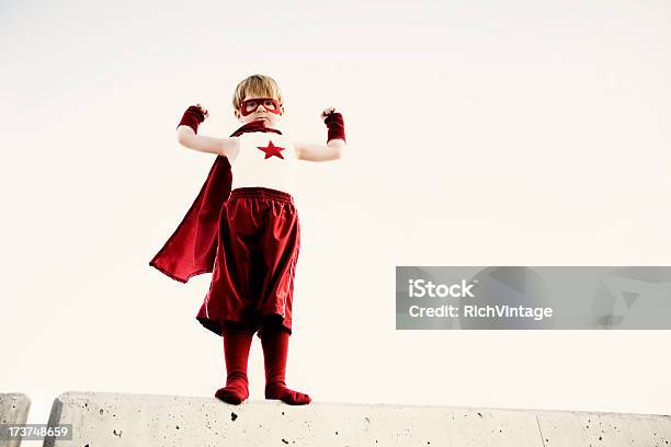 Captain Smash Stock Photo - Download Image Now - Small, Superhero, 4-5 Years