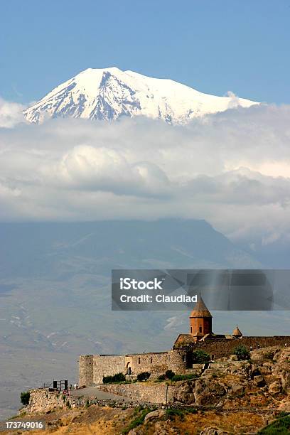 Ararat And Church Stock Photo - Download Image Now - Armenia - Country, Ancient, Architecture