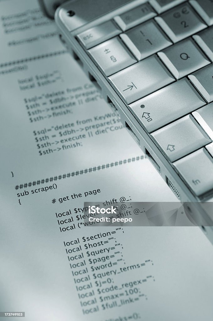 Serie de software - Foto de stock de Azul libre de derechos