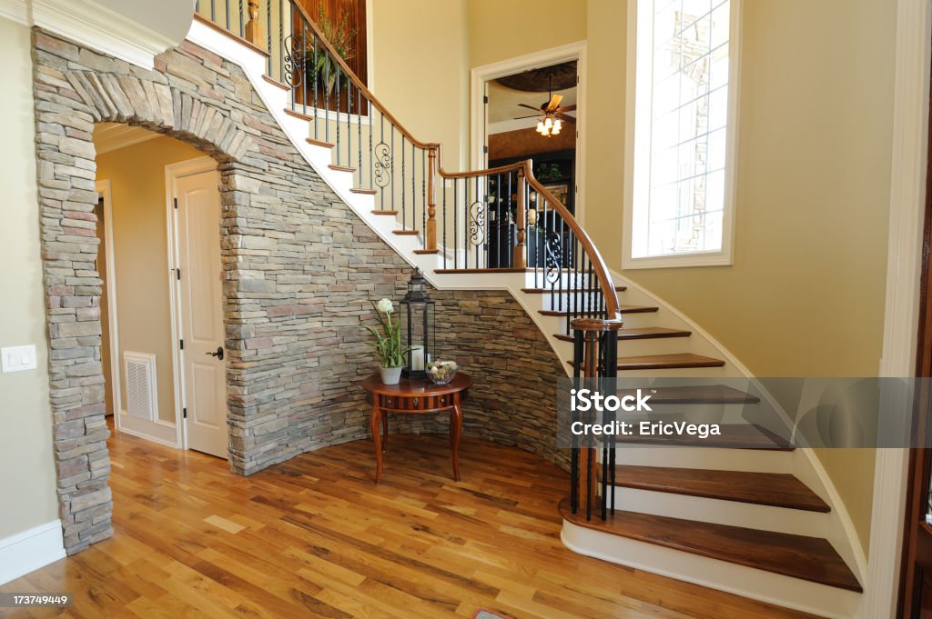 Home Interior Home Interior. Staircase Stock Photo