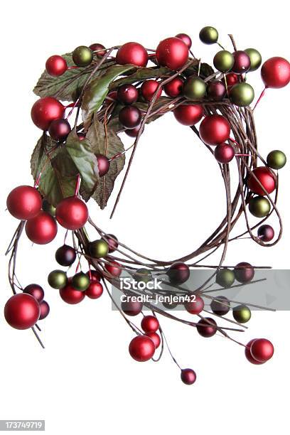 Weihnachtskranz Stockfoto und mehr Bilder von Beere - Pflanzenbestandteile - Beere - Pflanzenbestandteile, Blatt - Pflanzenbestandteile, Dekoration