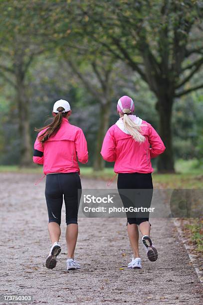 Friends Running Stock Photo - Download Image Now - Active Lifestyle, Activity, Adult