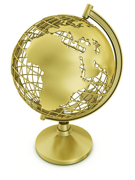 istock gold earth globe - europe & africa 173750425