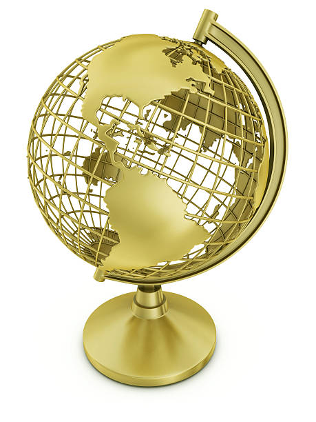 istock gold earth globe - nth & sth america 173750427