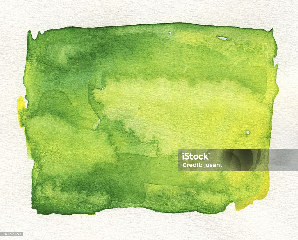 緑の水彩バックグラウンド - 緑色のロイヤリティフリーストックフォト