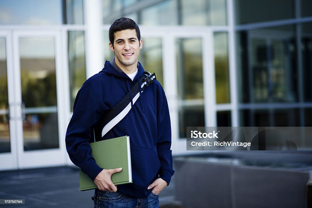 Männliche College-Student - Lizenzfrei Bildung Stock-Foto