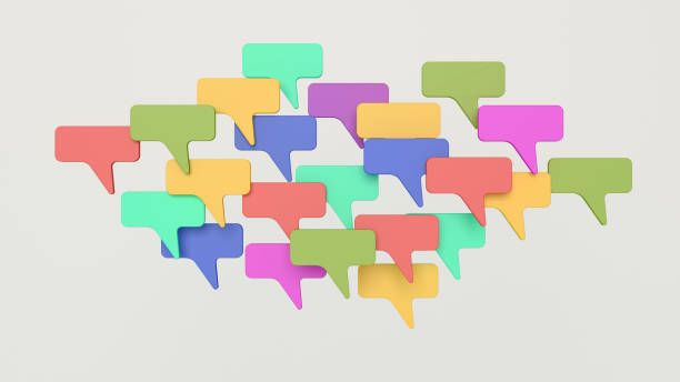 istock Colorful Speech Bubble Webinars and Field Event Concepts 1737510371