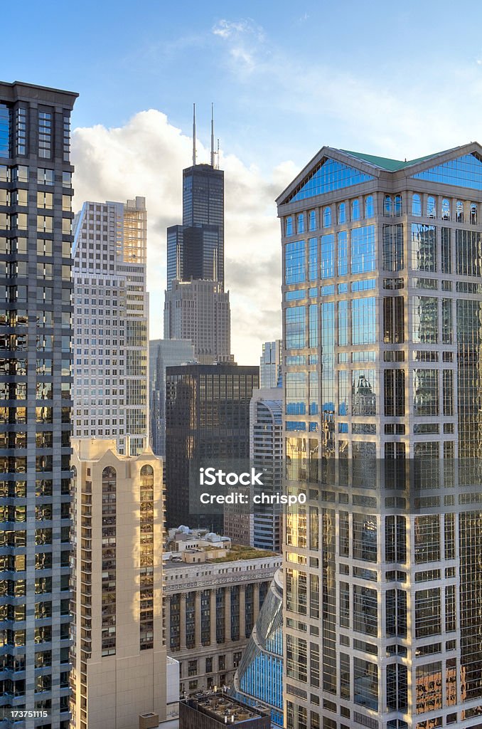 Чикаго Loop - Стоковые фото Небо роялти-фри