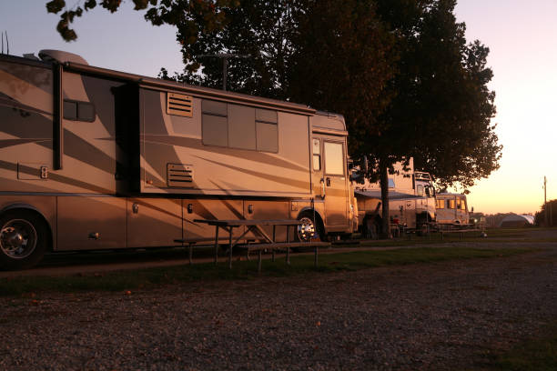 istock Early Morning in an RV Park 173751788