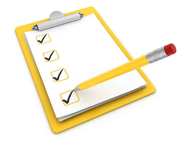 istock ticks on clipboard and pencil 173751886
