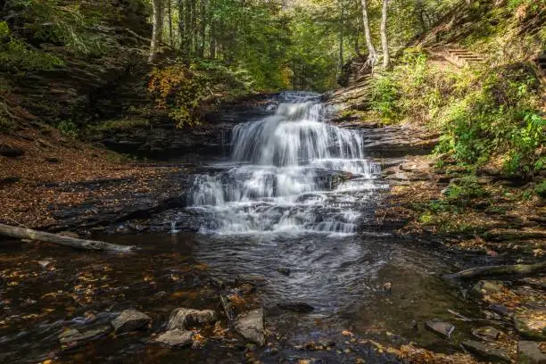 Photo of Onondaga Falls in Ricketts Glen State Park