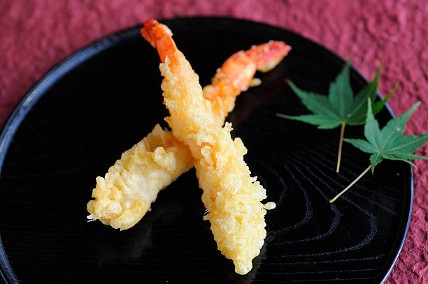 tempura traditional japanese food Tempura Prawns stock pictures, royalty-free photos & images