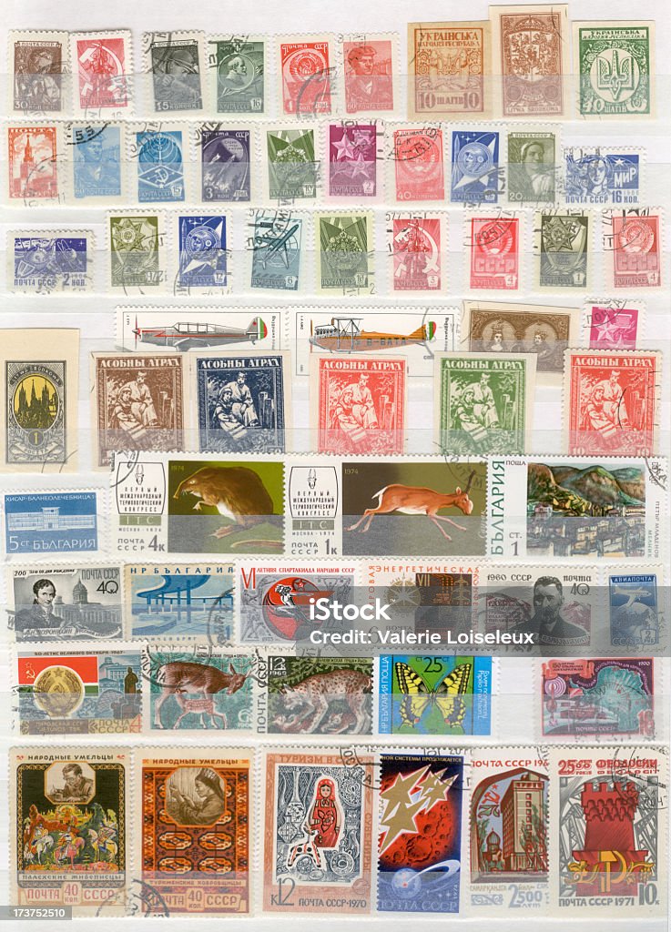 ロシアのスタンプ - 郵便切手のロイヤリティフリーストックフォト