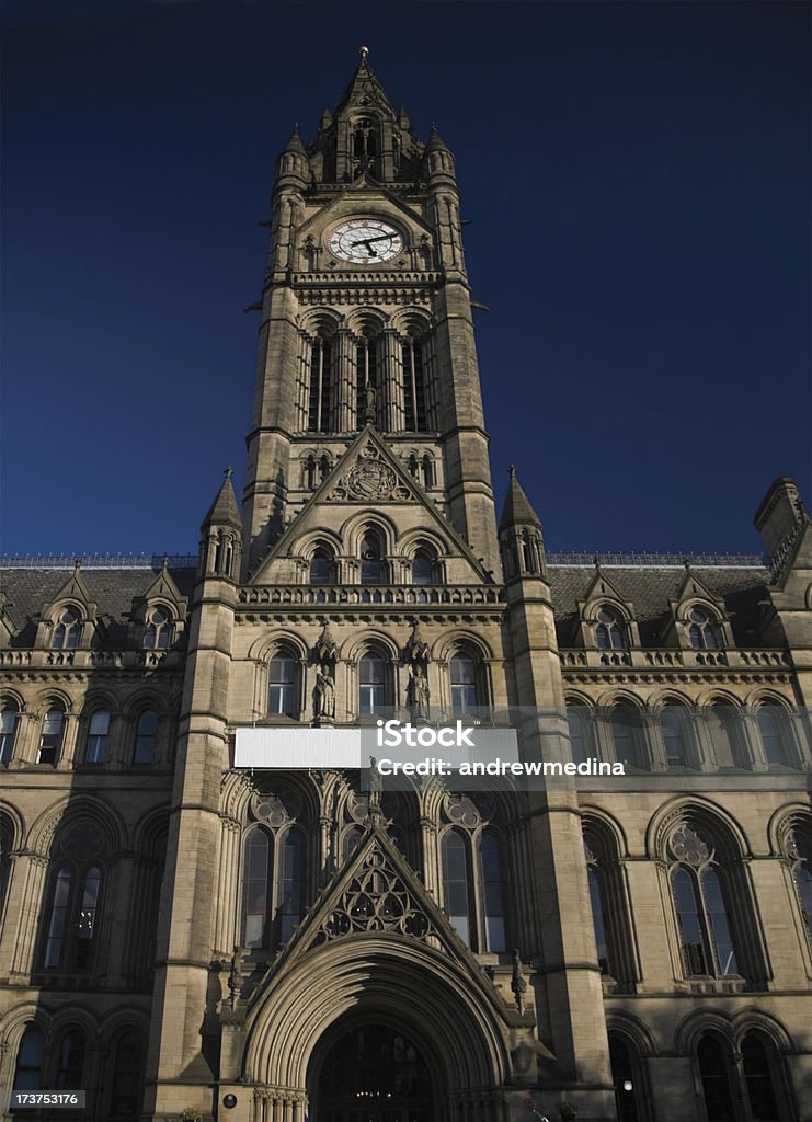 Manchester Town Hall-Veja abaixo uma Visualização alternativa - Foto de stock de Arco - Característica arquitetônica royalty-free