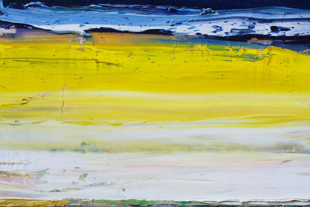 istock Abstract painted yellow art backgrounds. 173753181
