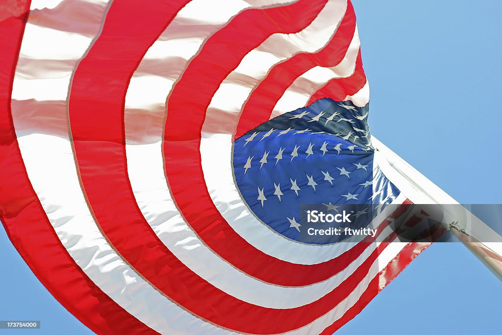 Bandera estadounidense 1 - Foto de stock de Azul libre de derechos