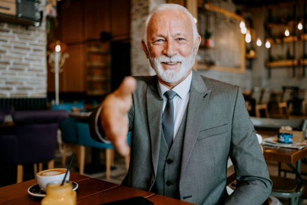 istock Warm greeting in the cafe 1737544372