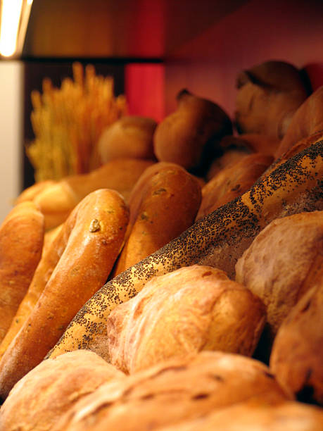 Loaves do pão - fotografia de stock