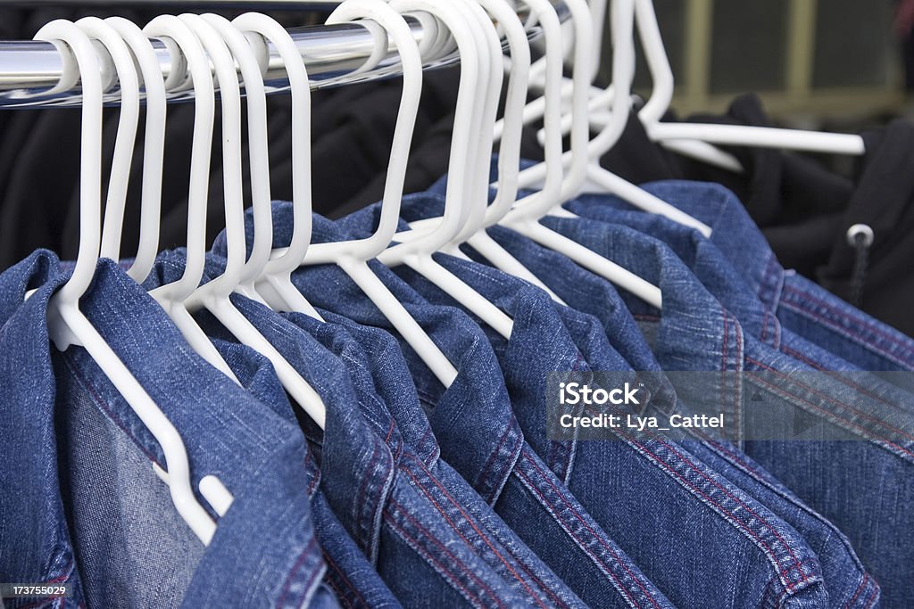 Jeans, giacche, capi serie # 3 - Foto stock royalty-free di Giacca