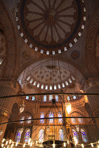 istock Interior view of the Blue Mosque 173755361