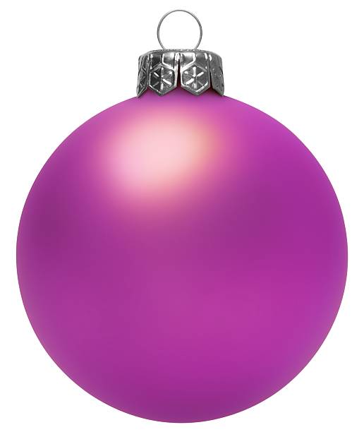 istock Purple Christmas Ball (Isolated) 173755764