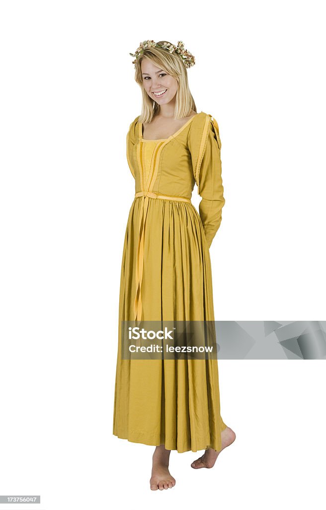 Renaissance ragazza - Foto stock royalty-free di Costume d'epoca