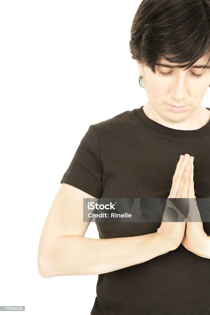 Namaste - Royalty-free Adolescente Foto de stock