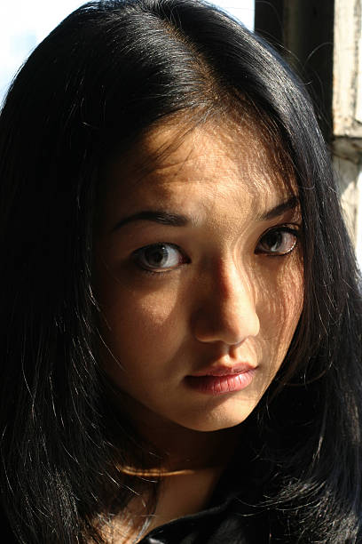 istock Young Asian Woman - Serious 173756284