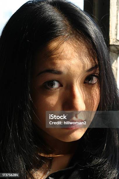 Young Asian Woman Serious Stock Photo - Download Image Now - Adult, Asian Culture, Beauty