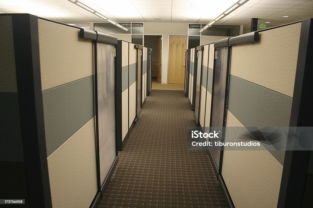 Rangée de cabines de bureau - Photo de Bureau - Lieu de travail libre de droits