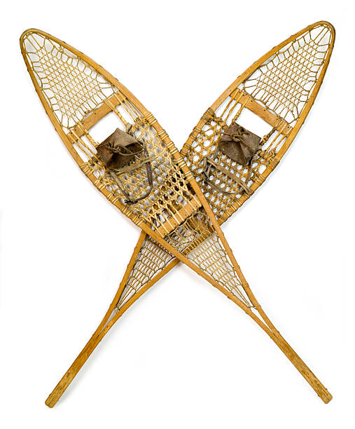 istock Classic Antique snowshoes 173756579