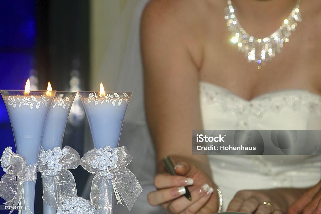 Angespannten Nerven am Hochzeitstag - Lizenzfrei Autorität Stock-Foto