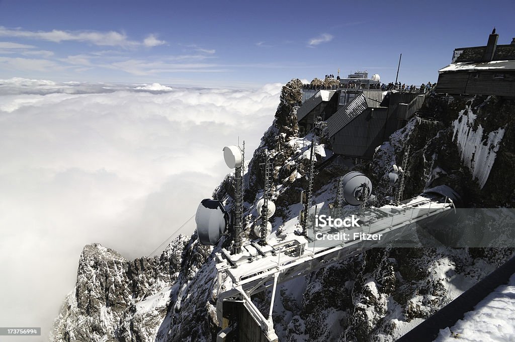 Anteny na Góra zugspitze - Zbiór zdjęć royalty-free (Bawaria)