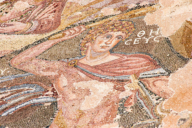 Roman mosaico - fotografia de stock
