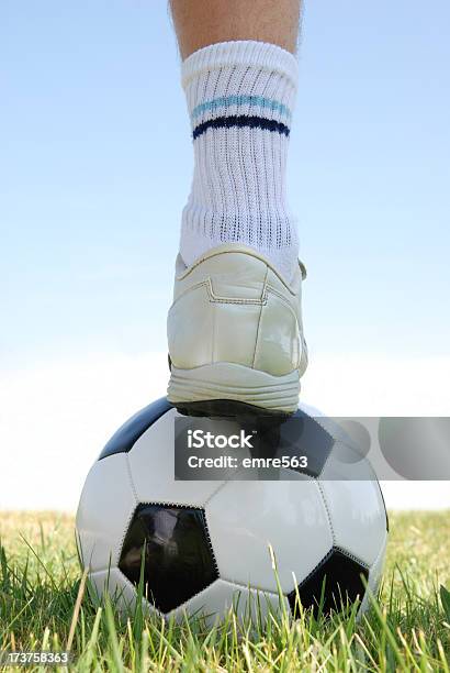 Soccer Ball On The Grass Stock Photo - Download Image Now - Grass, Soccer, Soccer Ball
