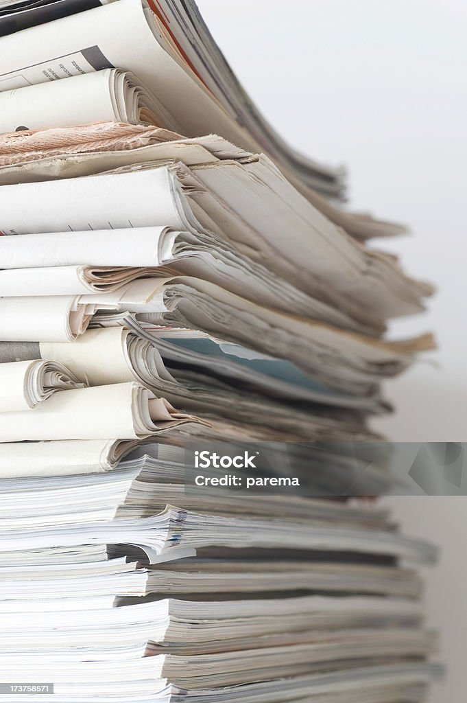 Periódico y revistas. - Foto de stock de Artículo libre de derechos
