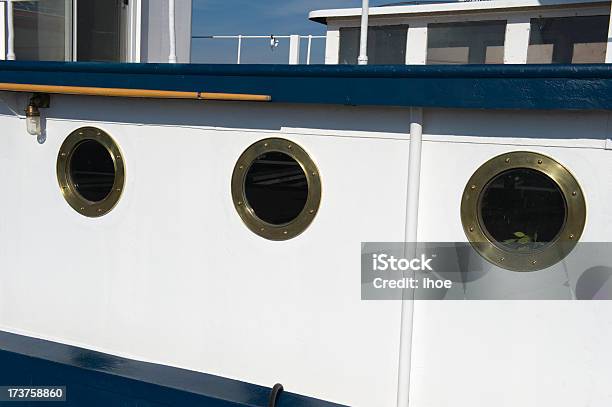 Three Port Holes Stock Photo - Download Image Now - Brass, Circle, Equipment