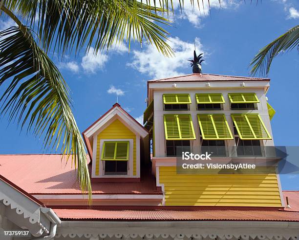 Photo libre de droit de Larchitecture Caribéenne banque d'images et plus d'images libres de droit de Bahamas - Bahamas, Bleu, Bleu clair